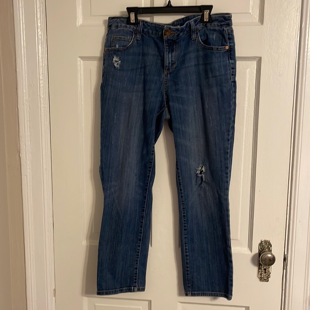 Deconstructed jeans, EUC